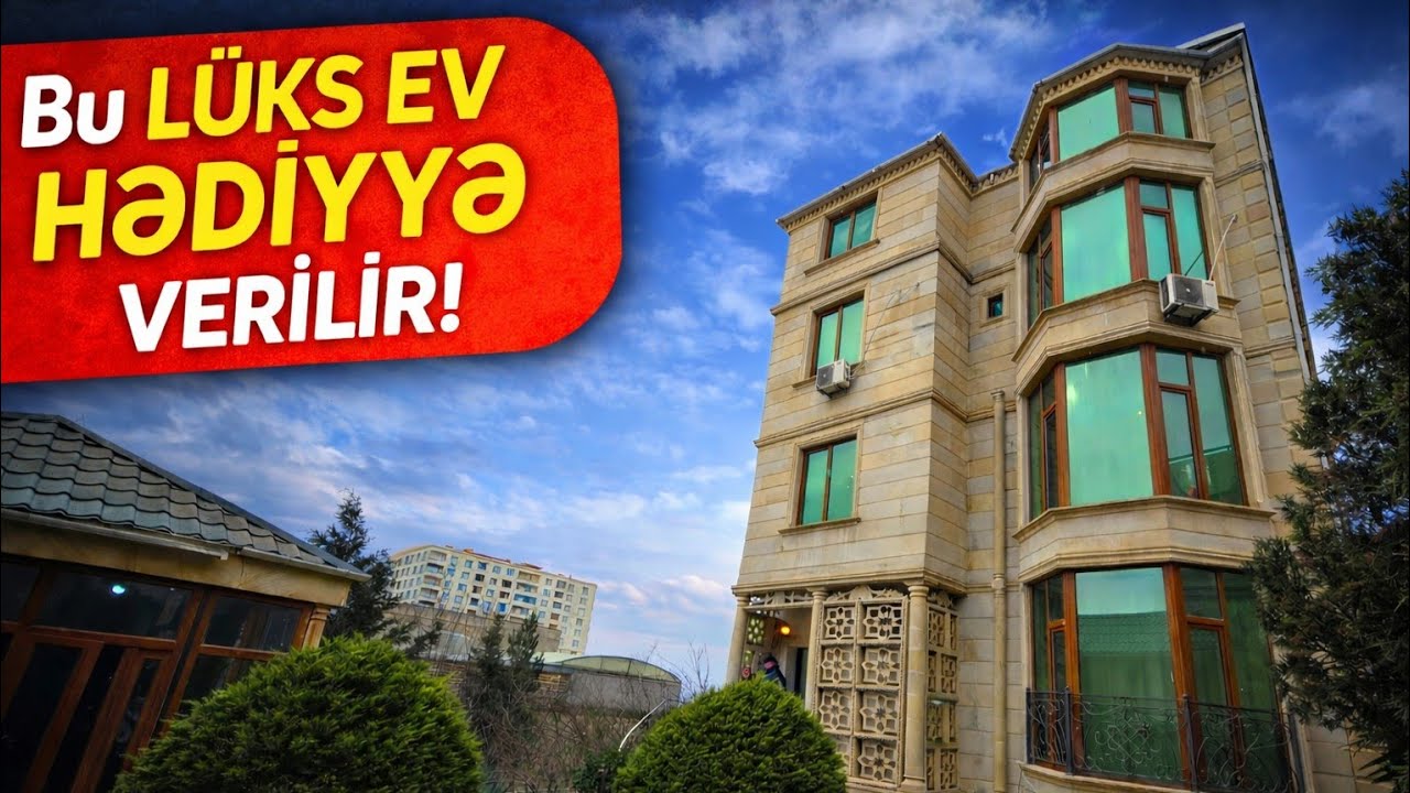 5 mərtəbəli Villa hədiyyə, Sadəcə Torpaq qiymətinə - Badamdar (N°727) 