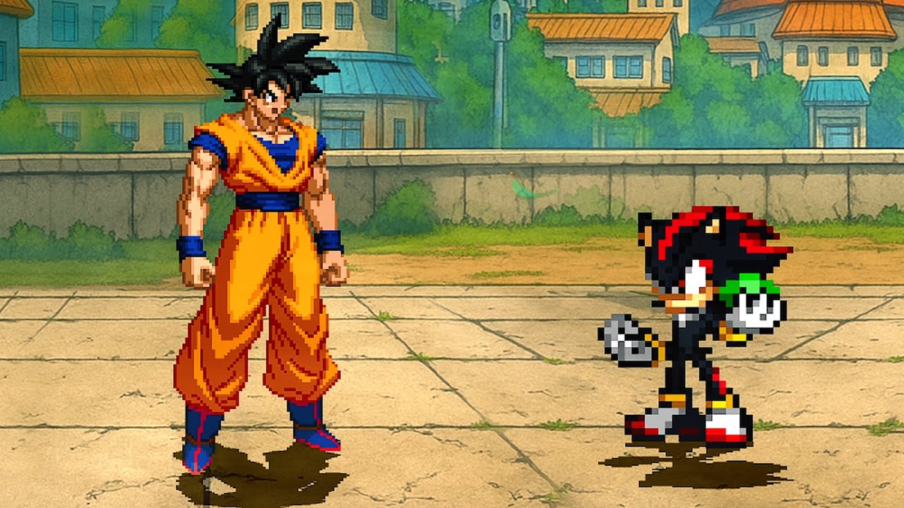 Goku Vs. Shadow the Hedgehog - Chaos Control