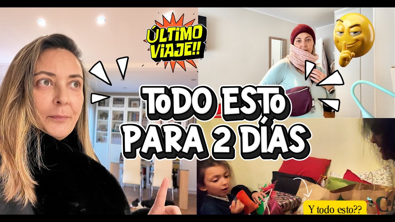 ❌TODO ESTO PARA DOS DÍAS 🫣+ ASÍ SE QUEDA MI CASA + QUE ME LLEVO EN LAS MALETAS!!