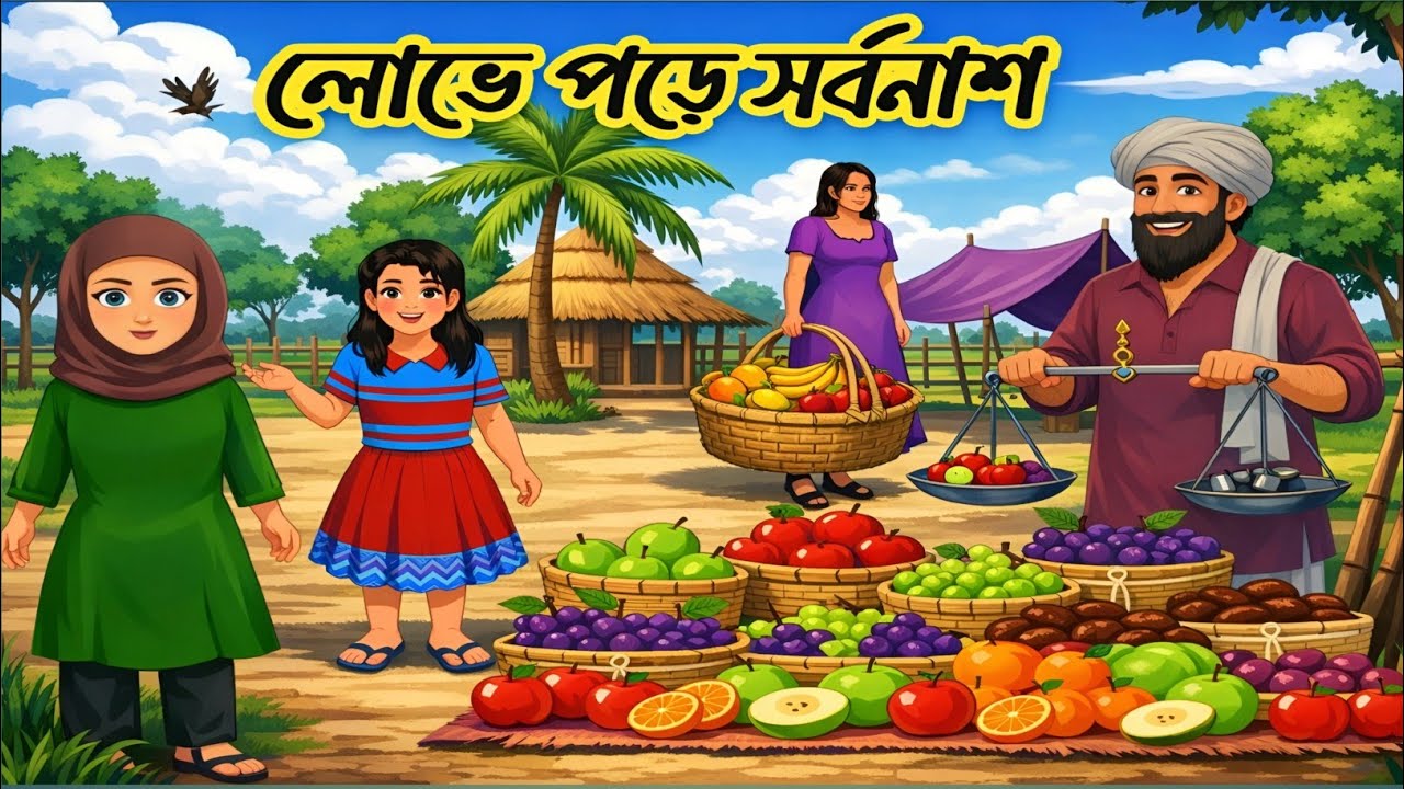 সৎ ব্যবসায়ীর জয় | Bengali Moral Stories Cartoon | Rupkothar Golpo | Thakumar Jhuli | ‪@Golper tv