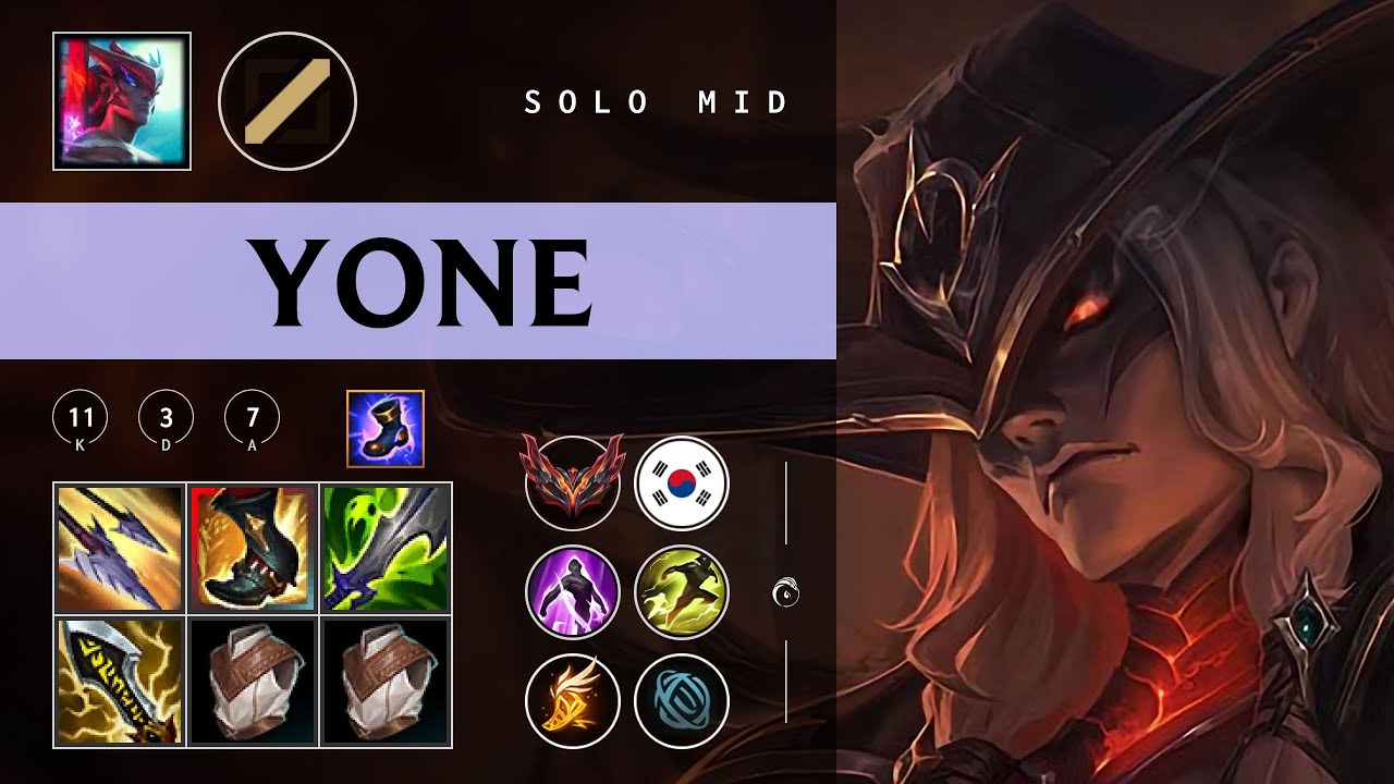 Yone Mid vs Twisted Fate - KR Grandmaster Patch 26.02