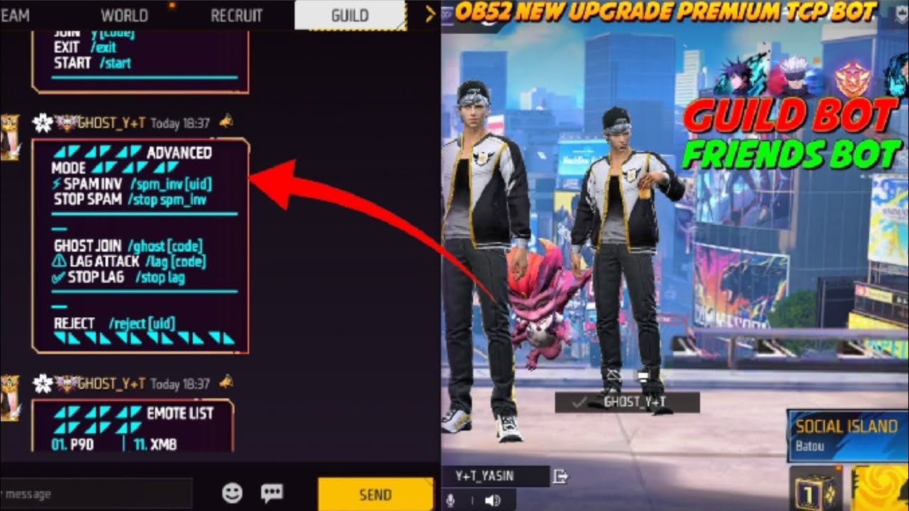 OB52 NEW PREMIUM TCP BOT🥰