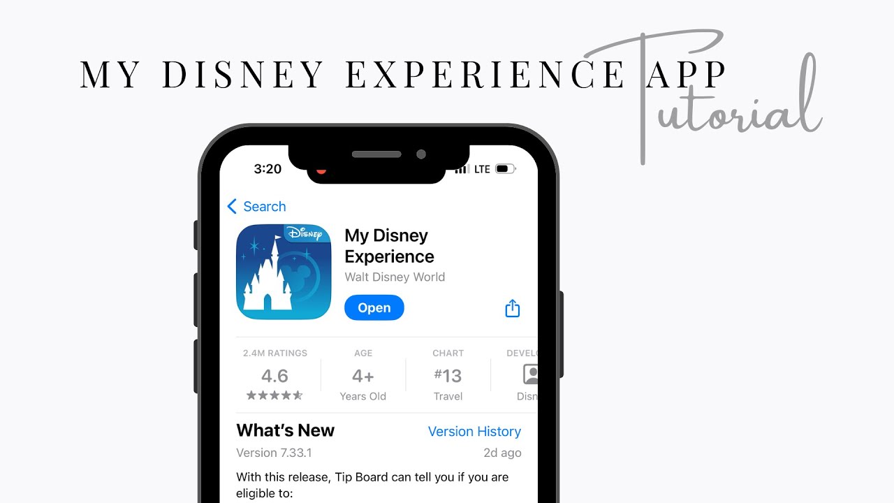 My Disney Experience Tutorial
