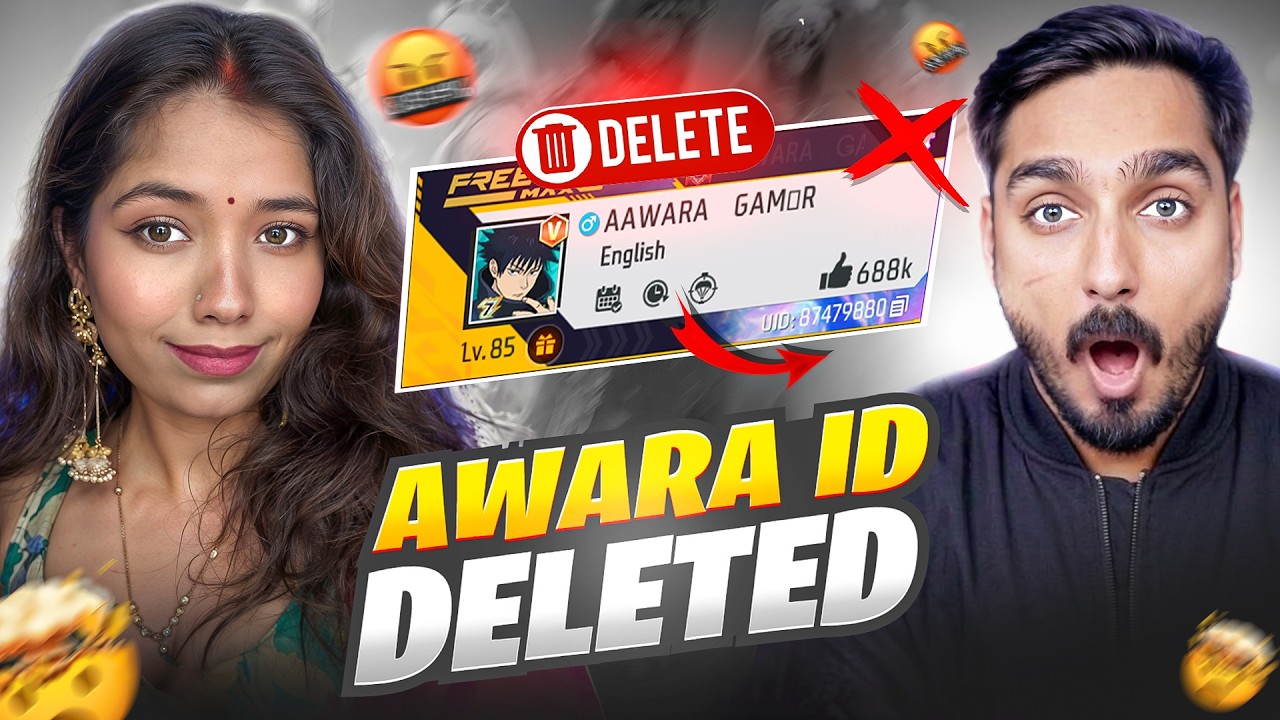AAWARI NE MERA FREE FIRE ACCOUNT DELETE KAR DIYA 😱 OR 3,00,000 DIAMONDS UDA DIYA 😭