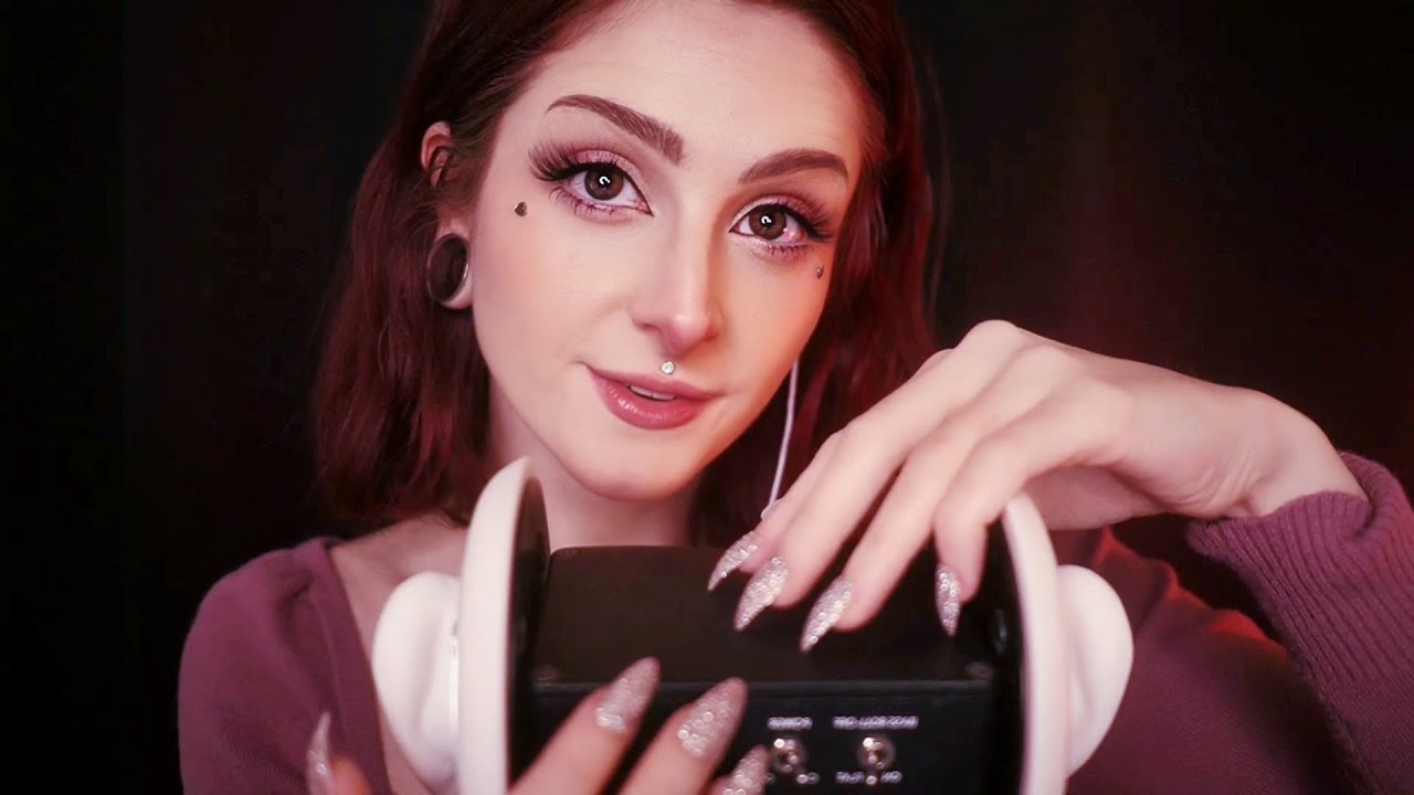 ASMR ~Hypnotizing~ 3Dio Scratching & Whispers (tico, sks, blub)