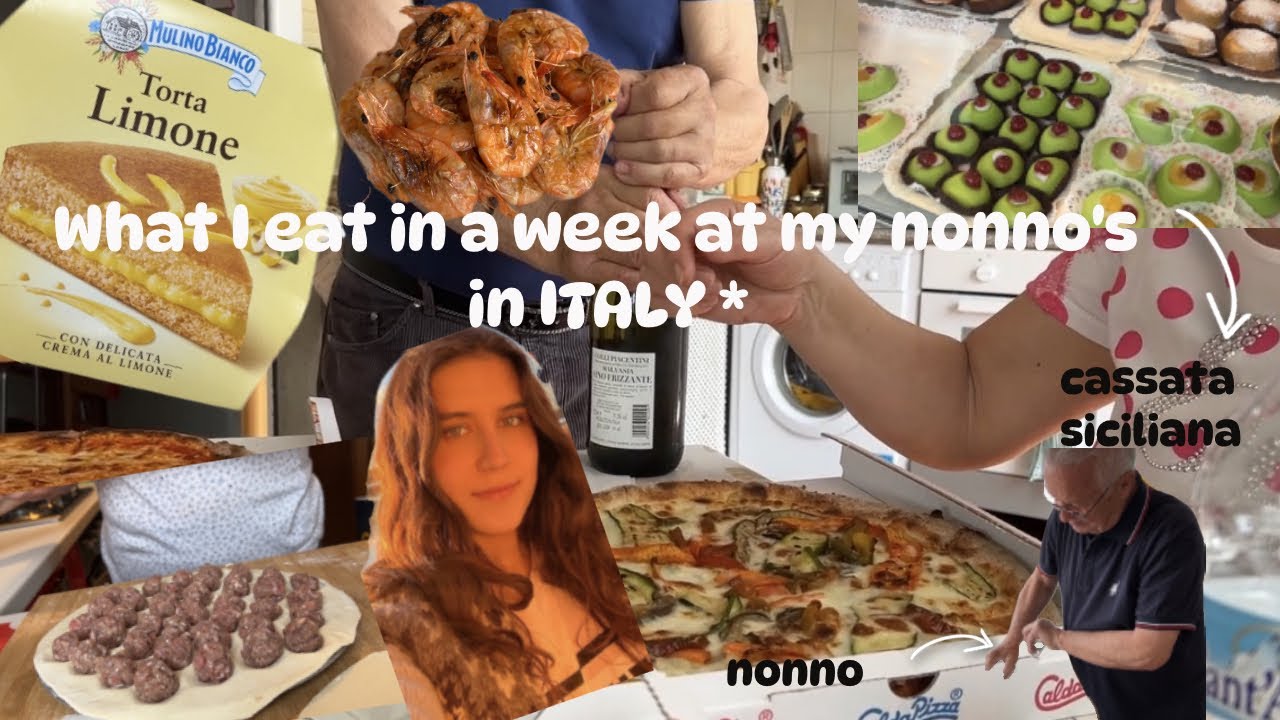 What I eat in a week at my nonno's in ITALY*