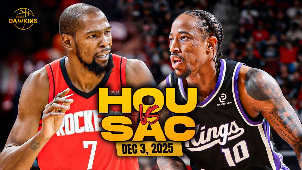 Houston Rockets vs Sacramento Kings Full Game Highlights | Dec 3, 2025 | FreeDawkins