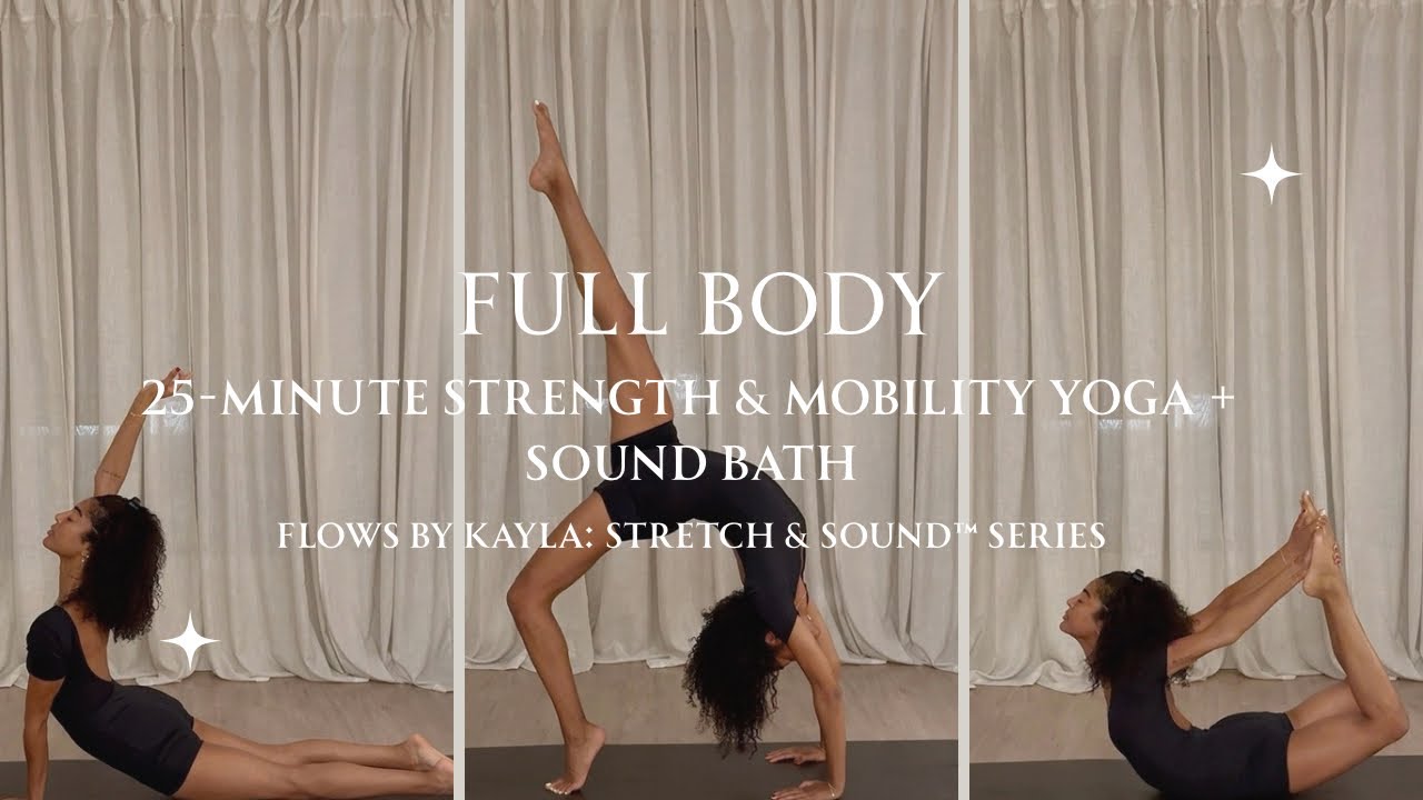 Full Body Workout (no equipment) | 25-Minute Strength & Mobility Flow + Sound Bath