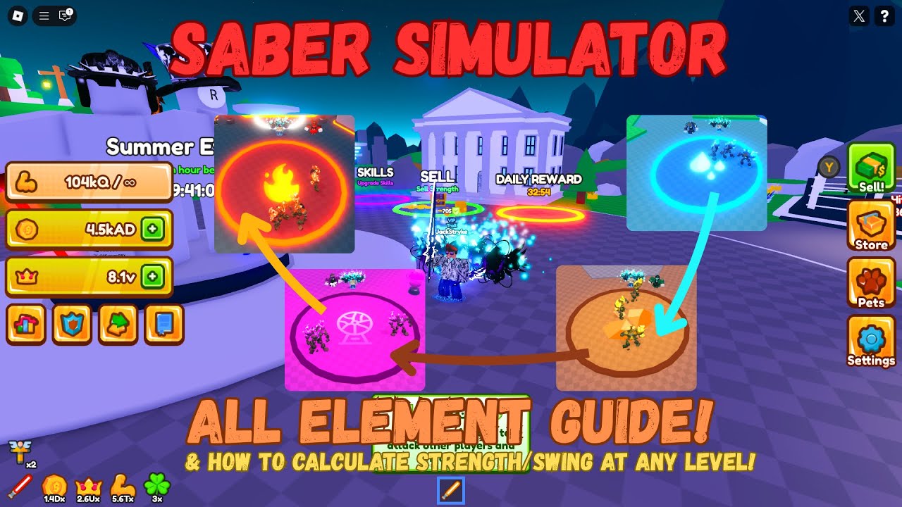 Saber Simulator | What ELEMENT Should YOU Grind???