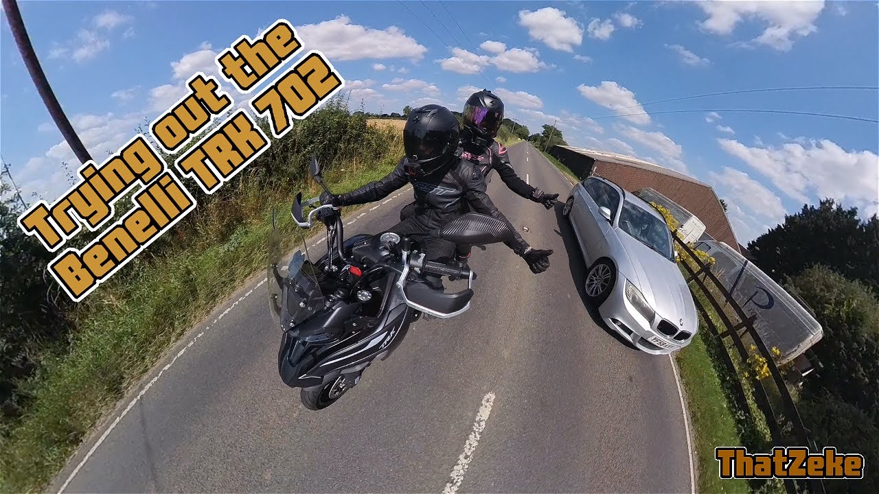Me and Titch ride the Benelli TRK 702