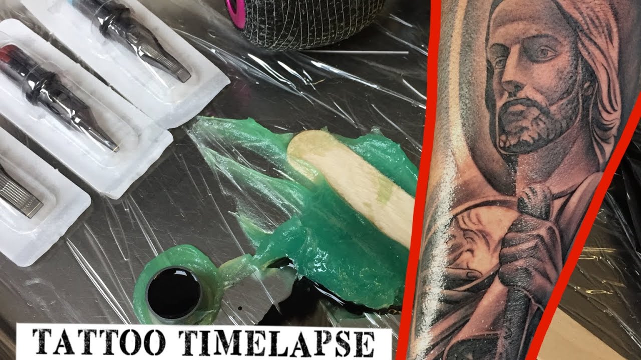 TATTOO TIMELAPSE - San Judas