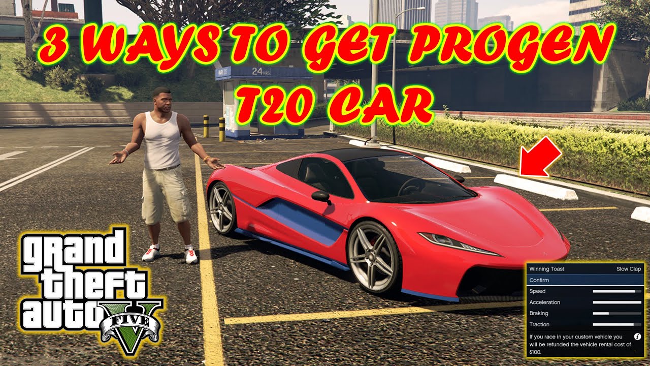 GTA 5 - 3 Ways to Get Progen T20 Car in Story Mode (PS4, PS5, PC, XBOX)