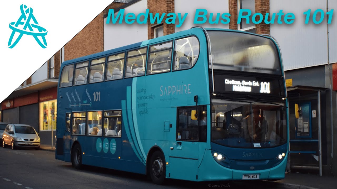 @101 Maidstone to Gillingham 🇬🇧 Arriva Medway Bus, Full Route Bus Ride