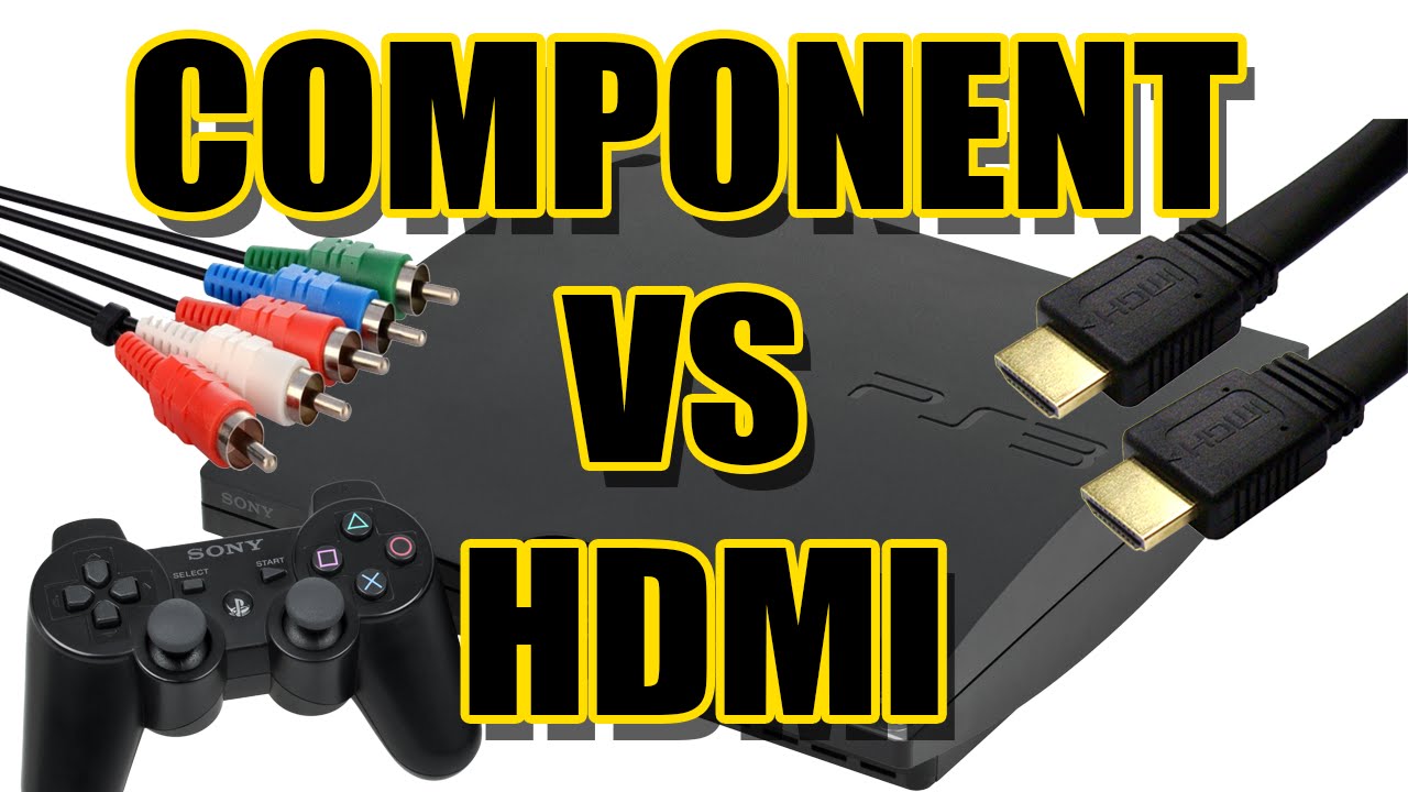 PS3 COMPONENT & HDMI Video Comparison