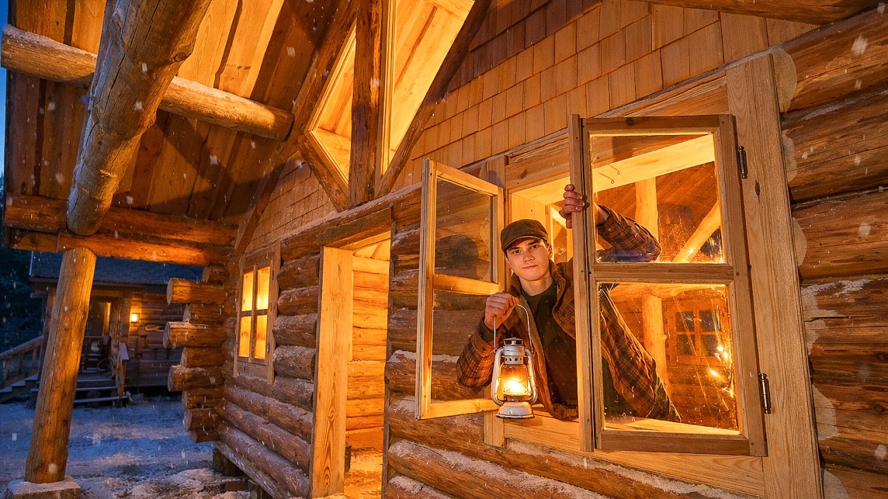 I Installed Traditional Wooden Windows in My Log Cabin