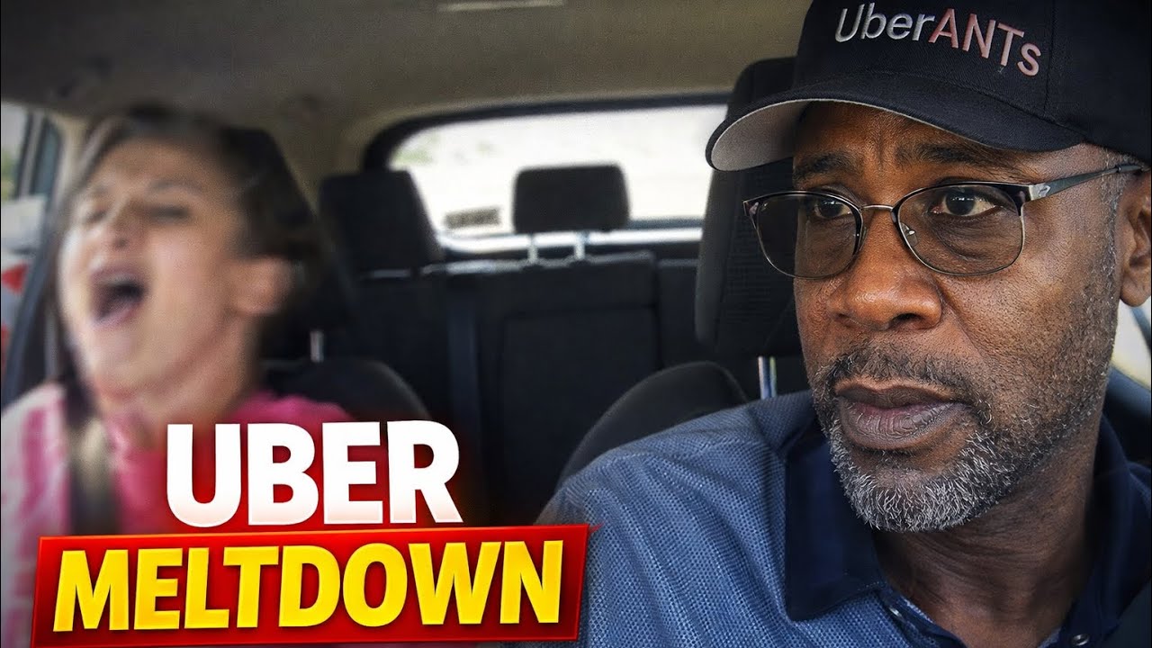 Uber Mental Meltdown. #UberANTs #dashcam #crazypassengers