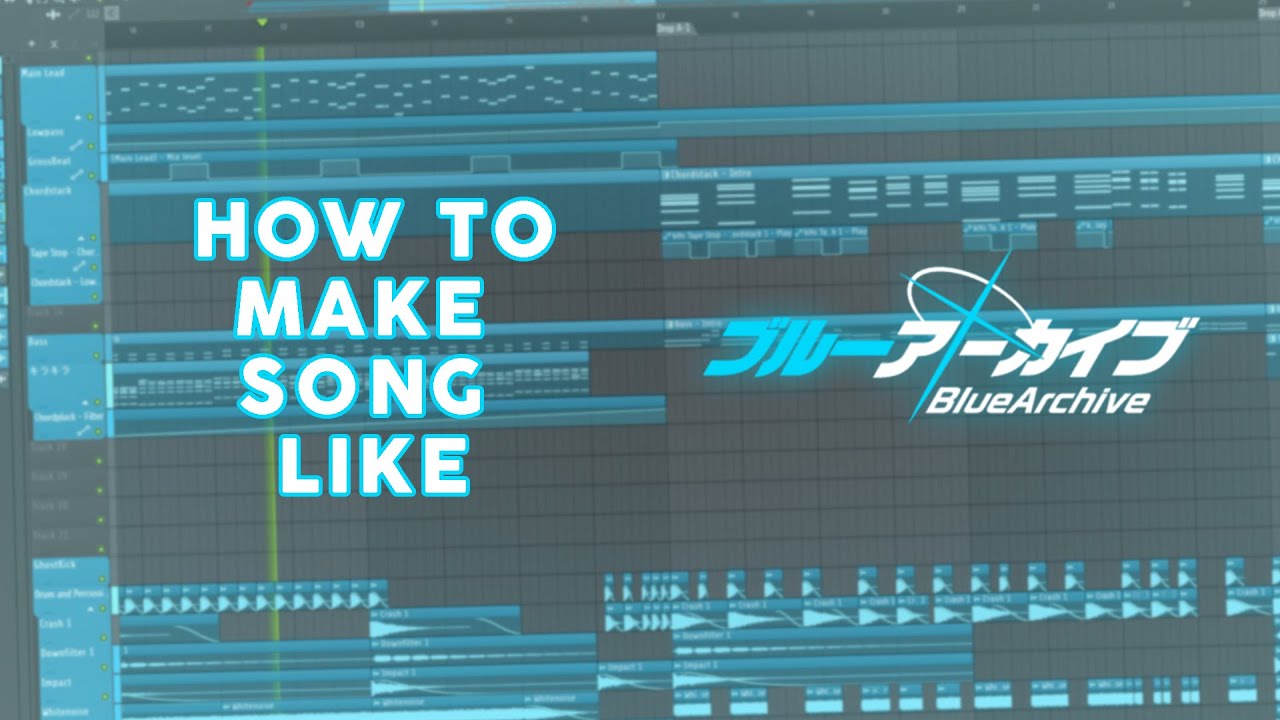 How to make song like Blue Archive Style