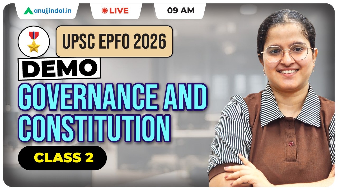 APFC 2026: Free Class 2 Governance & Constitution | APFC Notification 2026 | APFC | Anuj Jindal