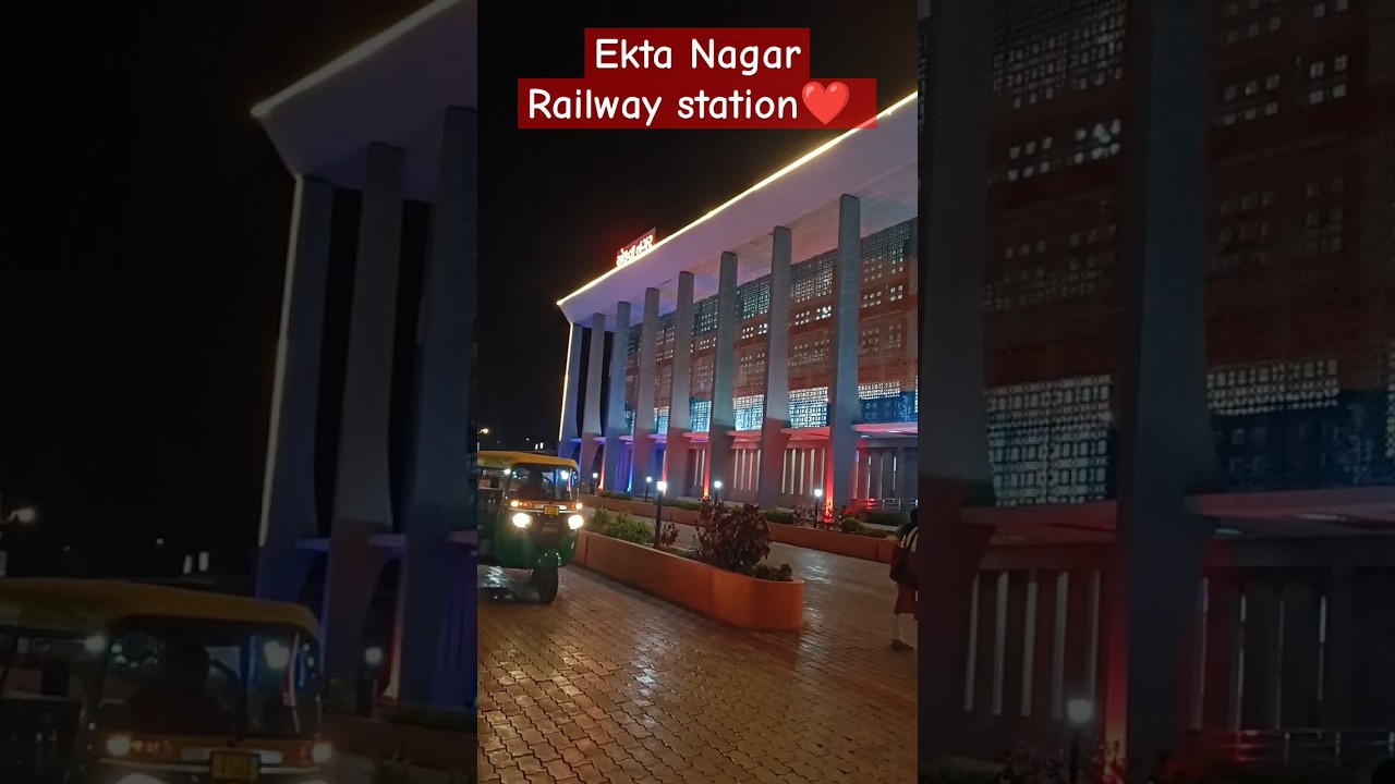 Ekta Nagar Railway Station #statueofunity #India #Travel #new #shortsfeed #shorts