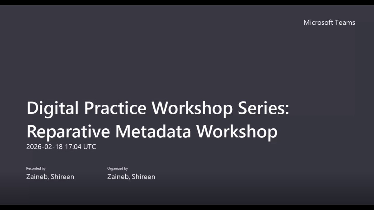 Implementing Inclusive and Reparative Metadata Practices
