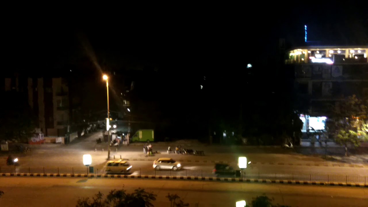 View of the Agra Bombay Road (Indore ) From the terrace