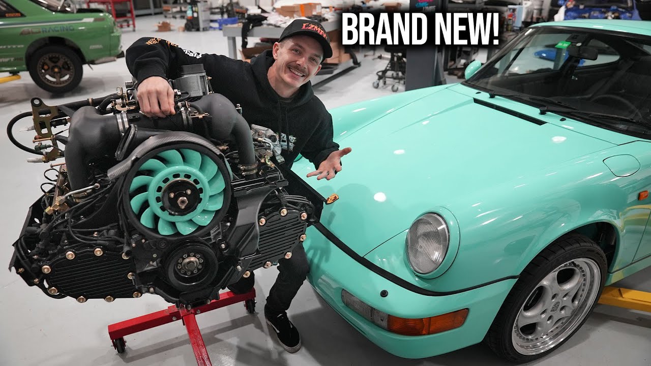 Мой первый восстановленный двигатель Porsche 964 — последние штрихи!