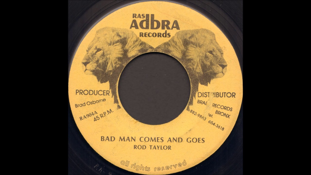 Rod Taylor ‎- Bad Man Comes And Goes