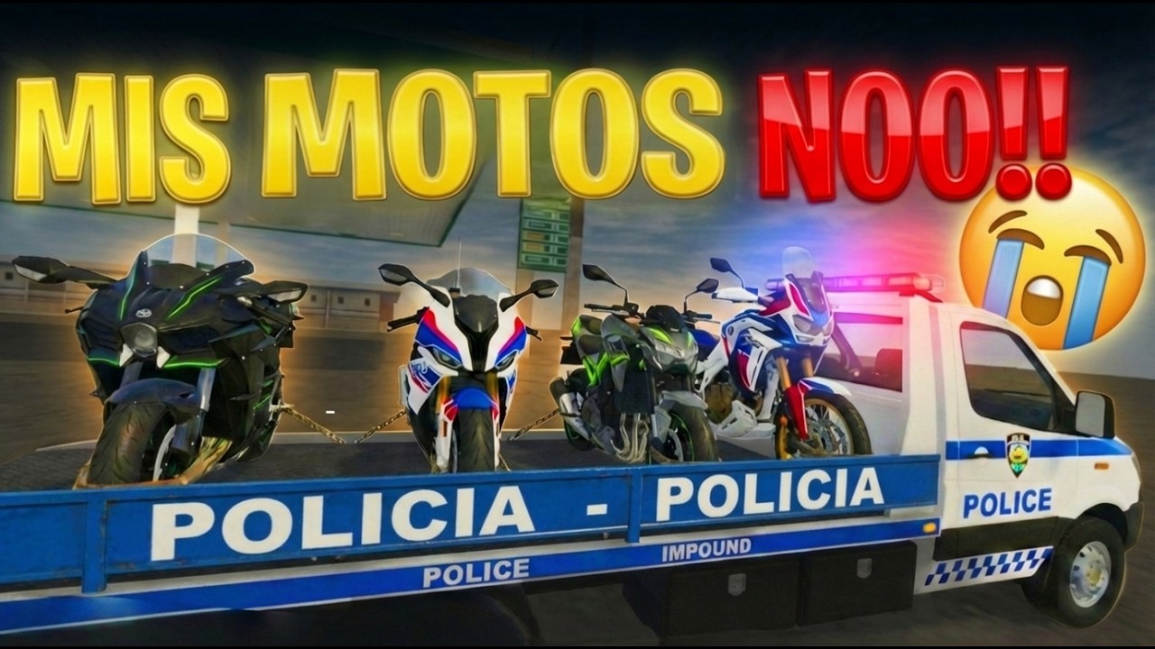 LA POLICIA ME QUITO TODAS MIS MOTOS EN ELITE AUTO BRASIL 😭🇧🇷
