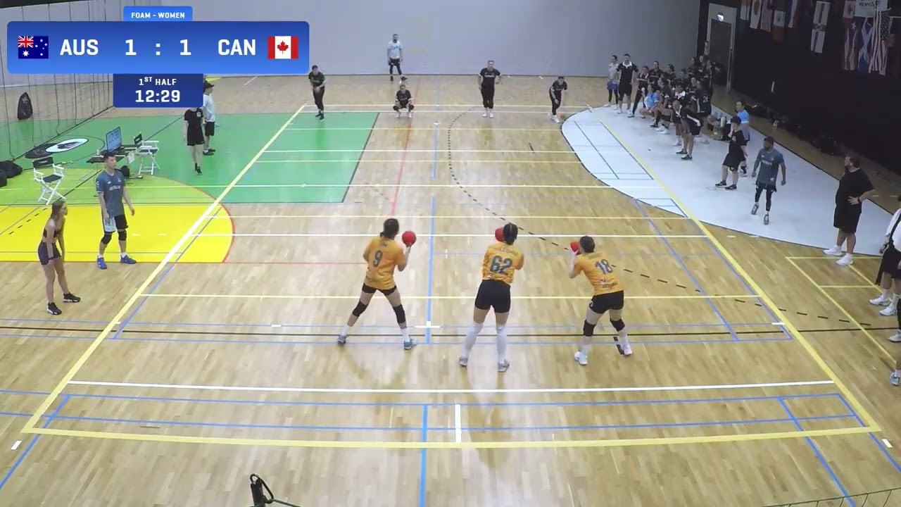 Australia vs Canada / Semi Final - Foam Women / Dodgeball World Championships 2024