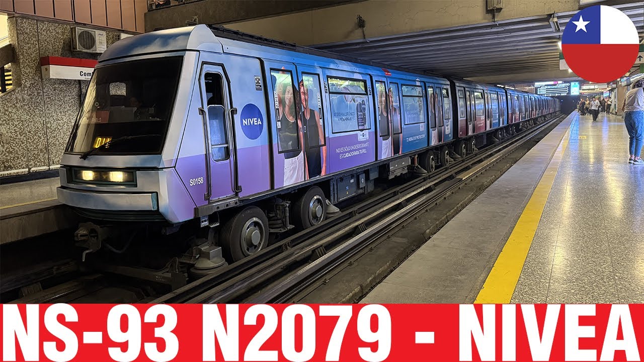 Metro De Santiago | NS-93 N2079 con publicidad Nivea