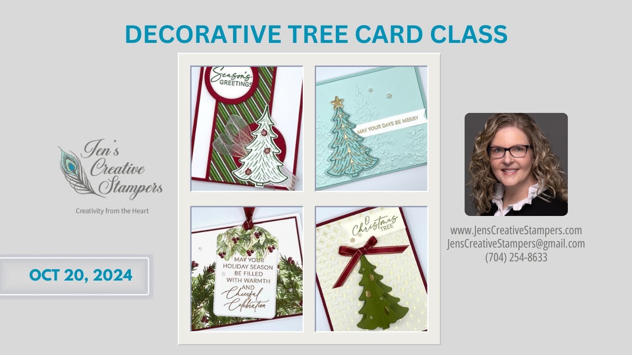 Decorative Trees Stampin' Up! Class - Sunday, Oct 20