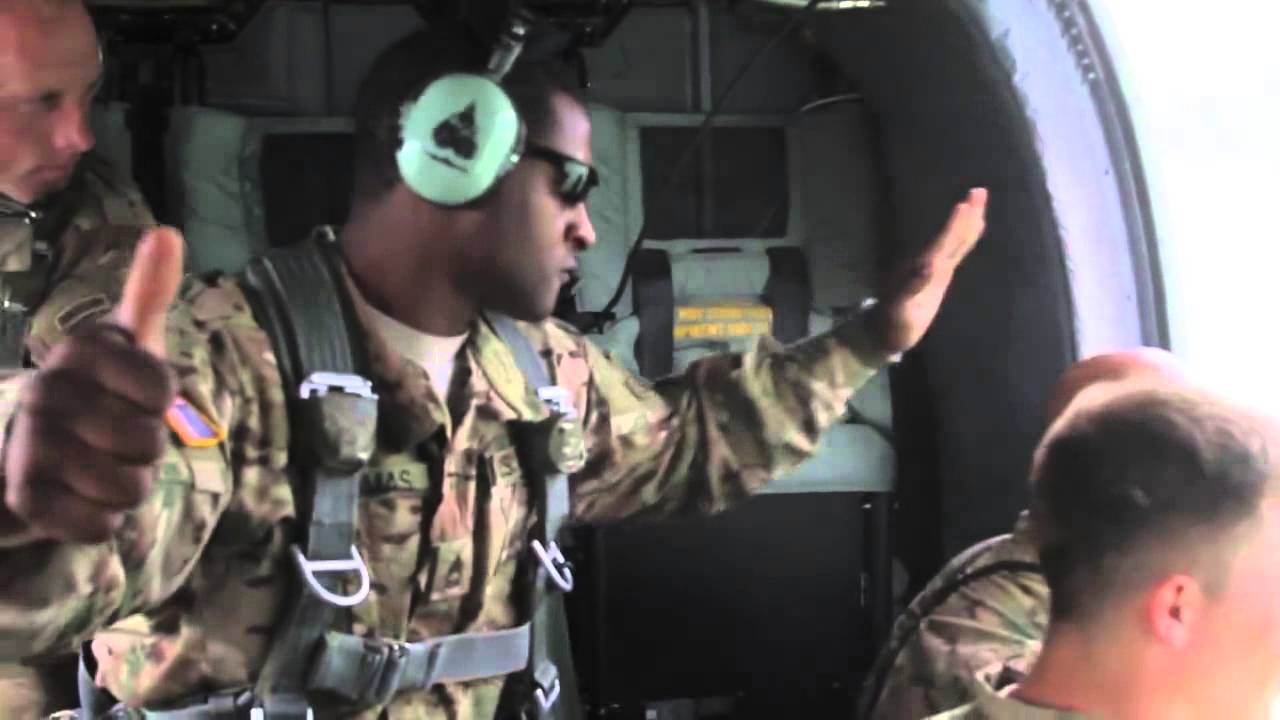 Company D Dog in Lithuania conducting helocast operations. Daugai, Lithuania. July 2015.
