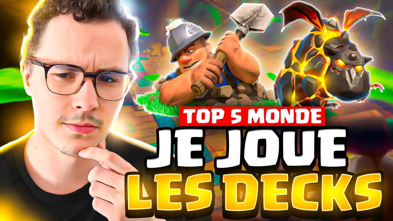 Je joue les decks du top 5 monde !