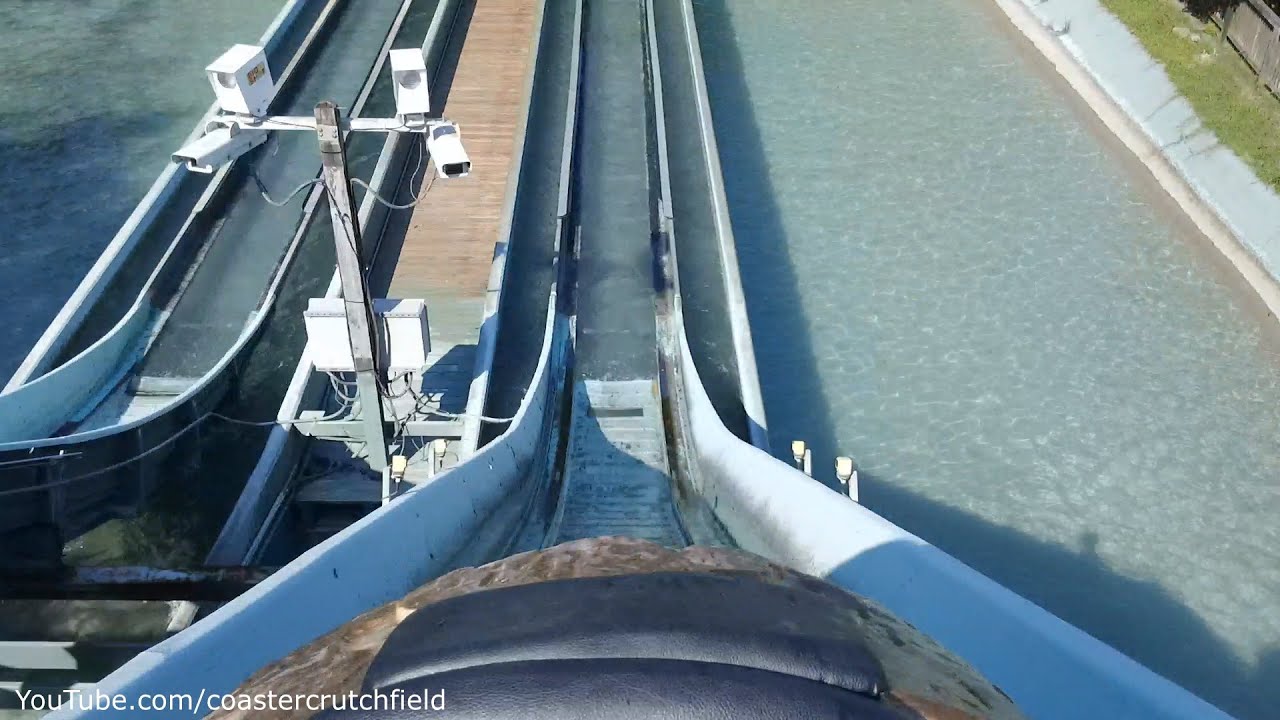 The Log Flume (HD POV) Six Flags St. Louis