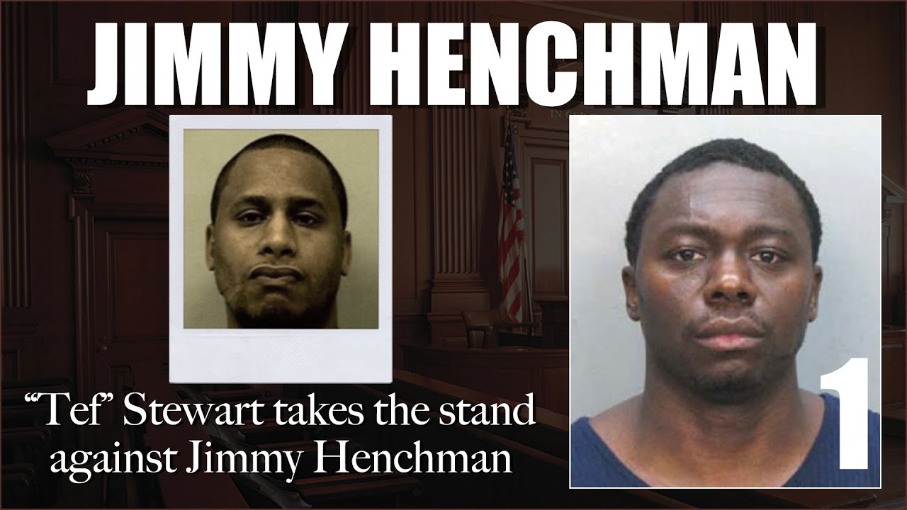 Tef Stewart takes the stand against former boss Jimmy Henchman at trial