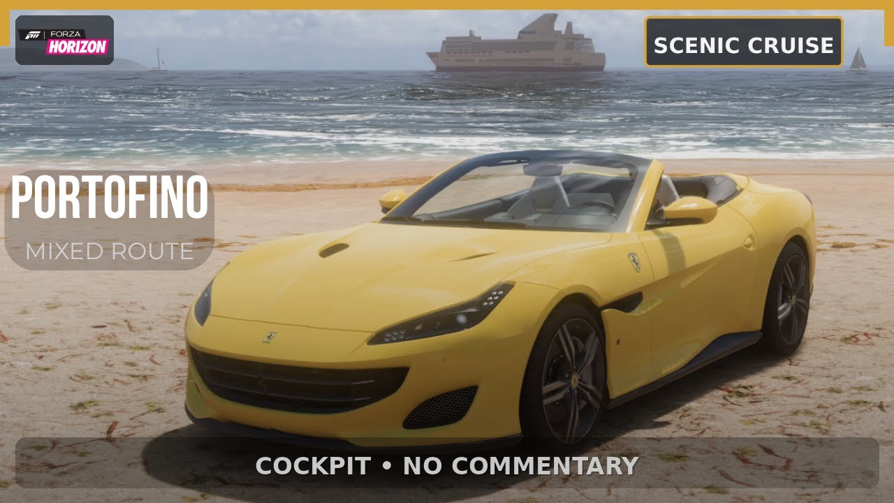 FH5 Ferrari Portofino Cruise: Relax Drive (Cockpit View • No Commentary)