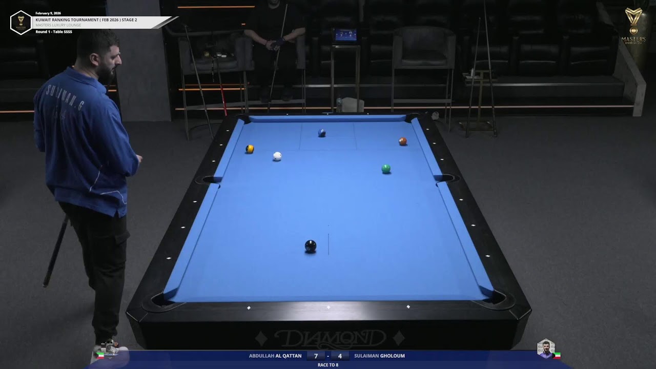 ABDULLAH AL QATTAN VS SULAIMAN GHOLOUM 10 BALL