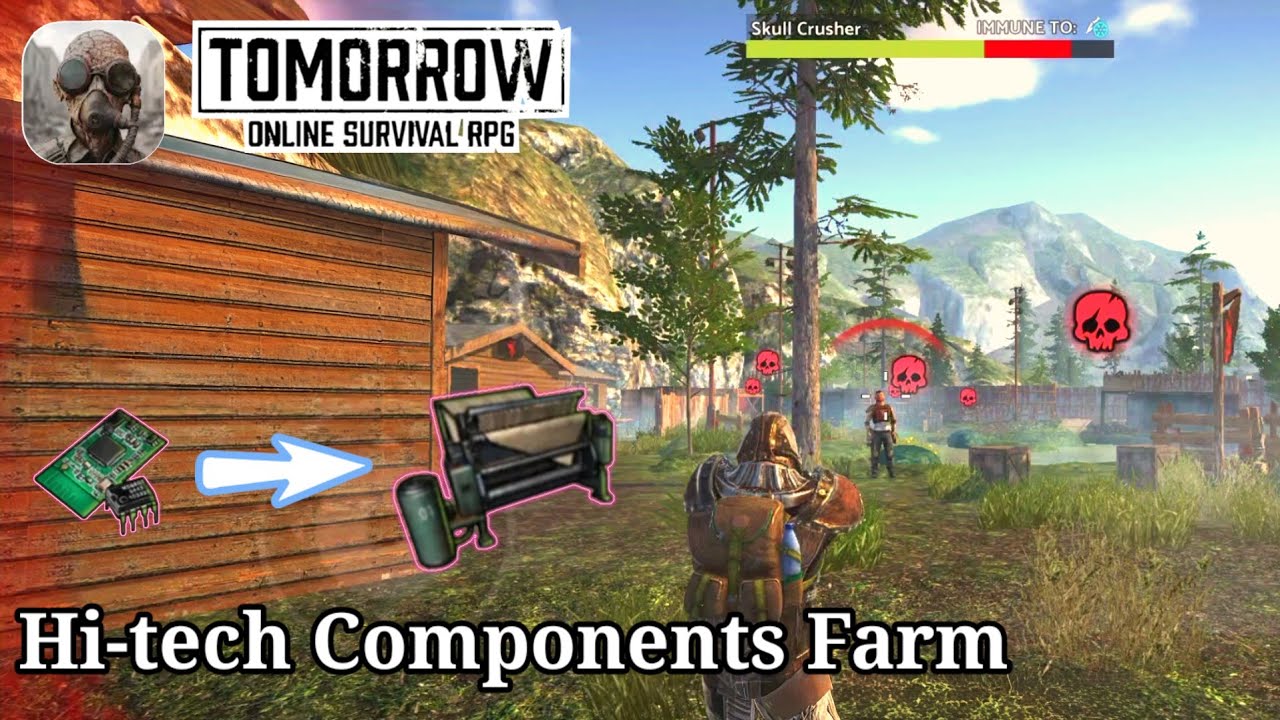 Tomorrow:MMO Nuclear Quest | NEW UPDATE Map Burlington Hi-tech Component In Skull Camp Farm