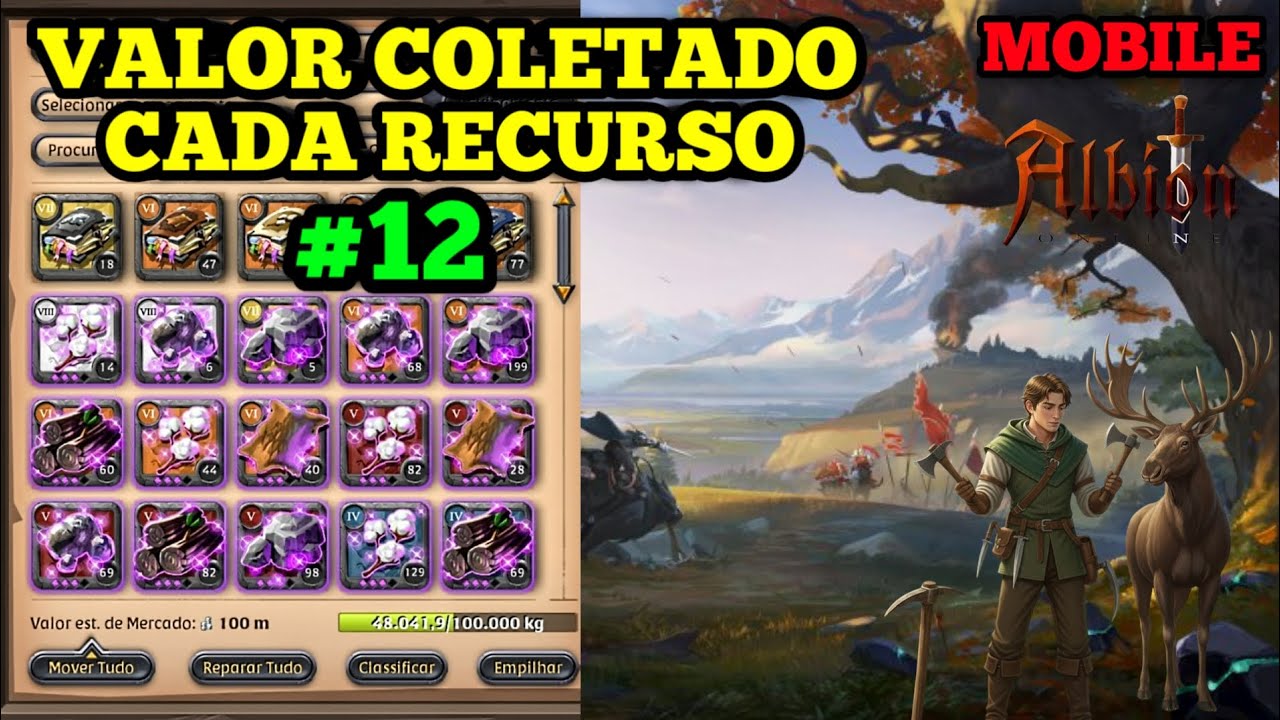 0 a 100M ( QUAL COLETA ME PAGOU MAIS ? ) Albion Online 