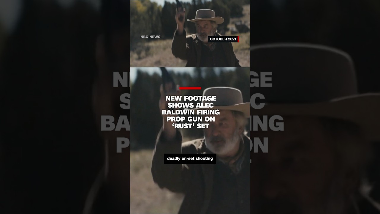 New footage shows Alec Baldwin firing prop gun on &lsquo;Rust&rsquo; set