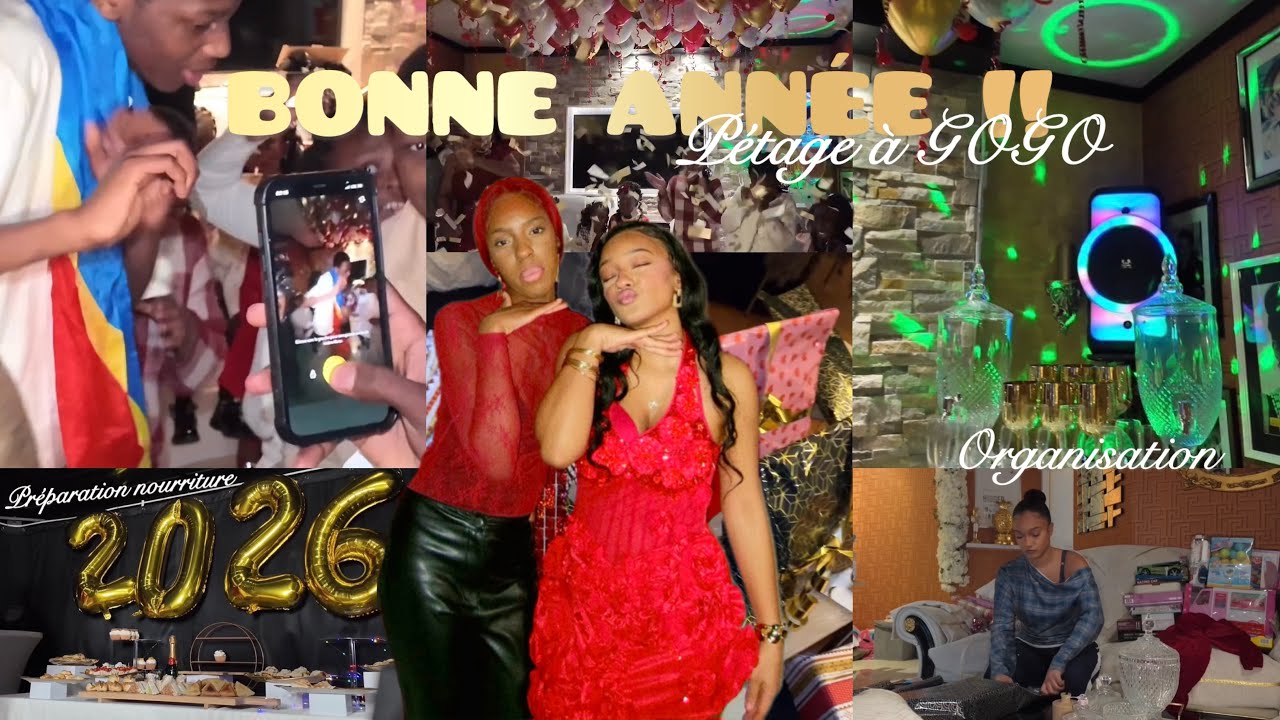 WEEKLY VLOG : NOUVEL AN DE PÉTAGE! 🎉🇨🇩 | (préparation, organisation, famille, rires….)