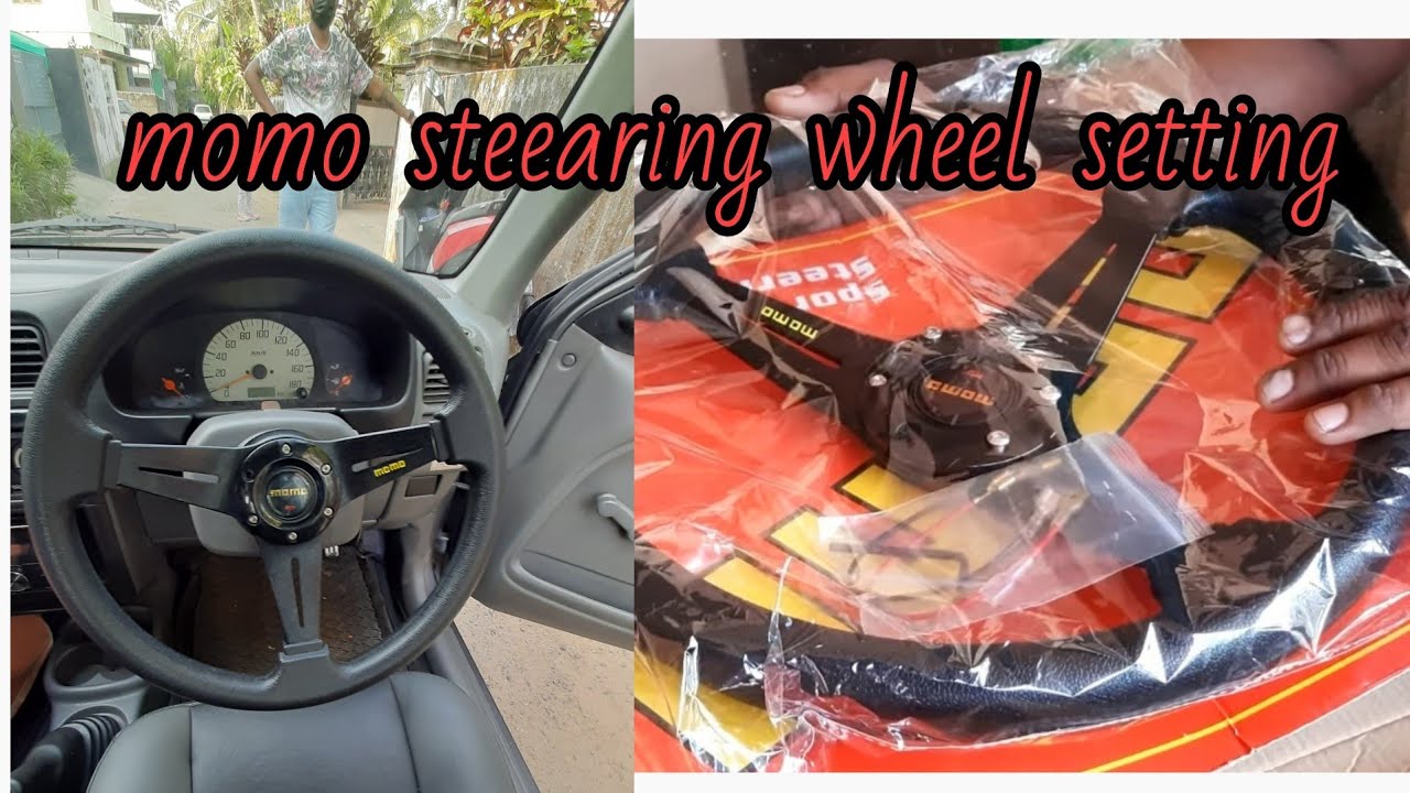 momo steering setting in car
