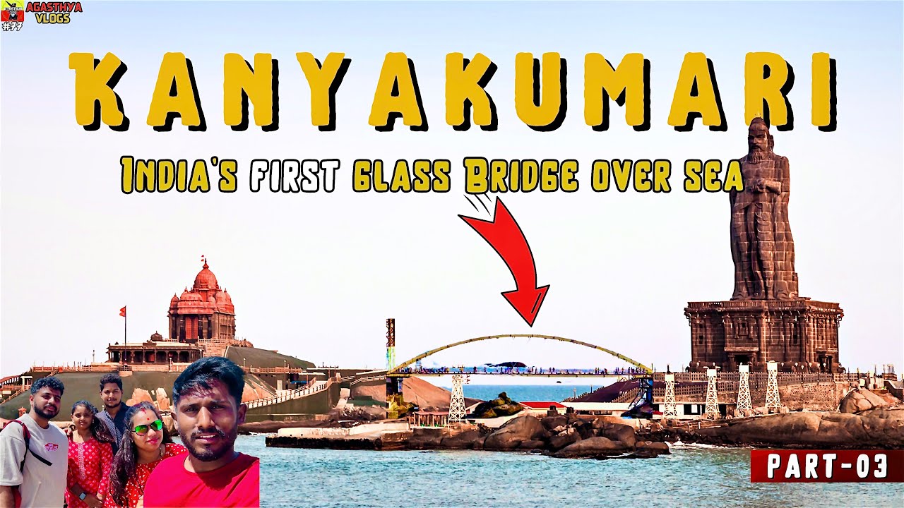ವಿವೇಕಾನಂದ ರಾಕ್🪨Thiruvalluvar Statue🗿| Kanyakumari🌊 | KK Series🏖️ | Ep-03 | Agasthya Vlogs | V#77