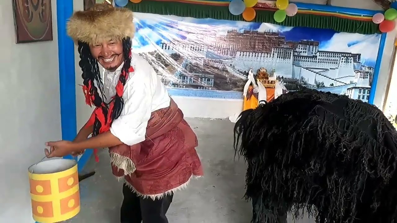 Cultural Yak Performance || Manang