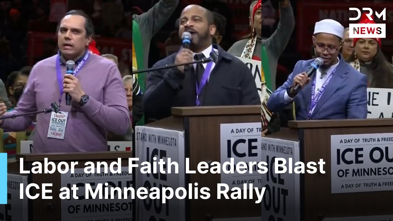 MASSIVE: Thousands March in Minneapolis as Unions, Faith Leaders Demand ICE Out of Minnesota | AC1B