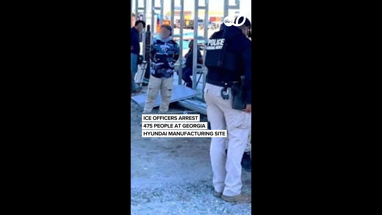 ICE arrests 475 people at Georgia Hyundai manufacturing site