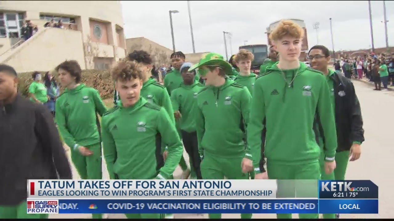 Tatum Eagles set out to make program history Friday as they leave for state
