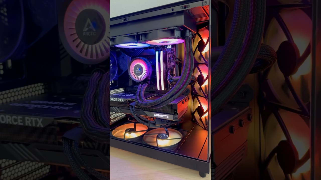 RTX 4070 Ti Super with Ryzen 7 7800X3D in Nzxt H6 Flow #ad #pc #rtx