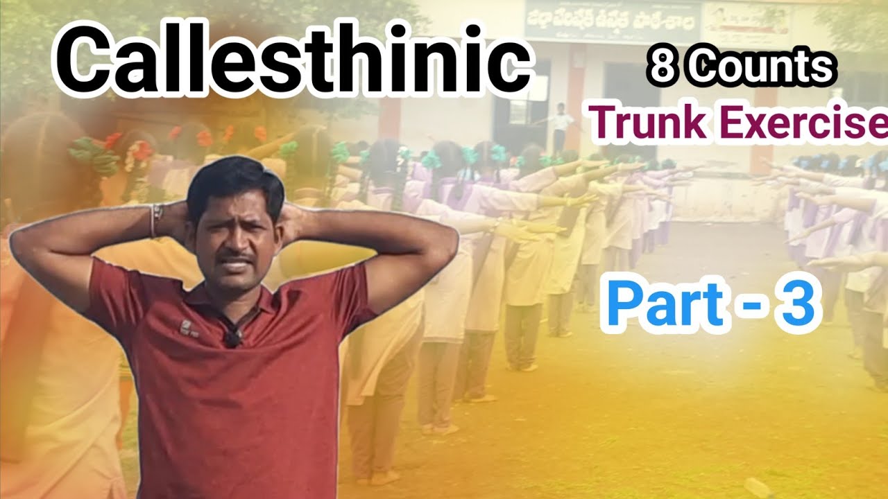 callesthinic trunk exercises | 8 count exercises | mass drill exercise | @srinupetcreations