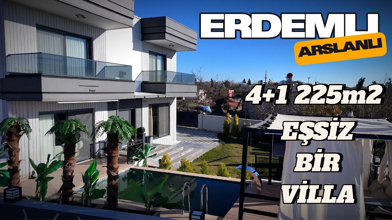DOĞAL YAŞAM, MODERN KONFOR 225m² DUBLEX VİLLA!!! #mersin #erdemli #arslanlı #satılık #villa